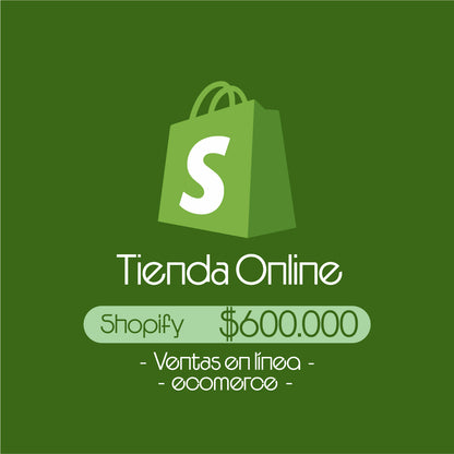 Tienda Online en Shopify Lista para Vender
