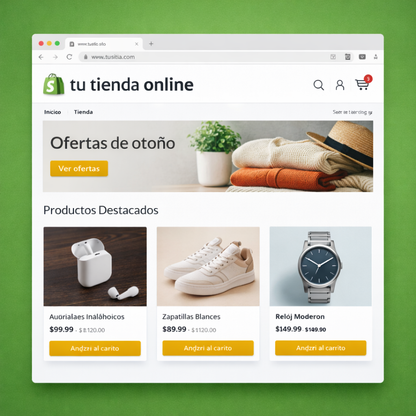 Tienda Online en Shopify Lista para Vender