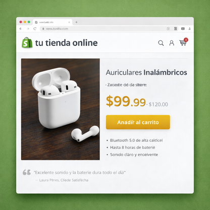 Tienda Online en Shopify Lista para Vender